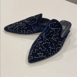 Zara constellation mules. Never worn. Tag on.